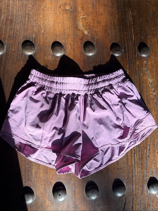 lululemon athletica Pants - lululemon athletica Lavender Athletic Shorts with Elastic Waistband